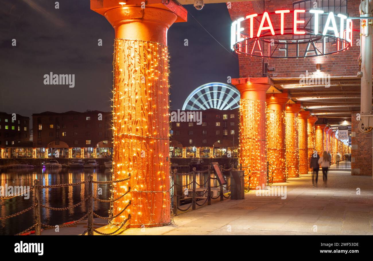 Liverpool Tate Rocks Tate Gallery, The Albert Dock, Liverpool, in November 2023 Stock Photo ...