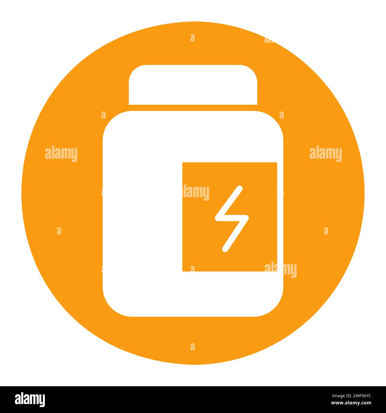 Energy supplement vector solid icon. Graph symbol for fitness and ...