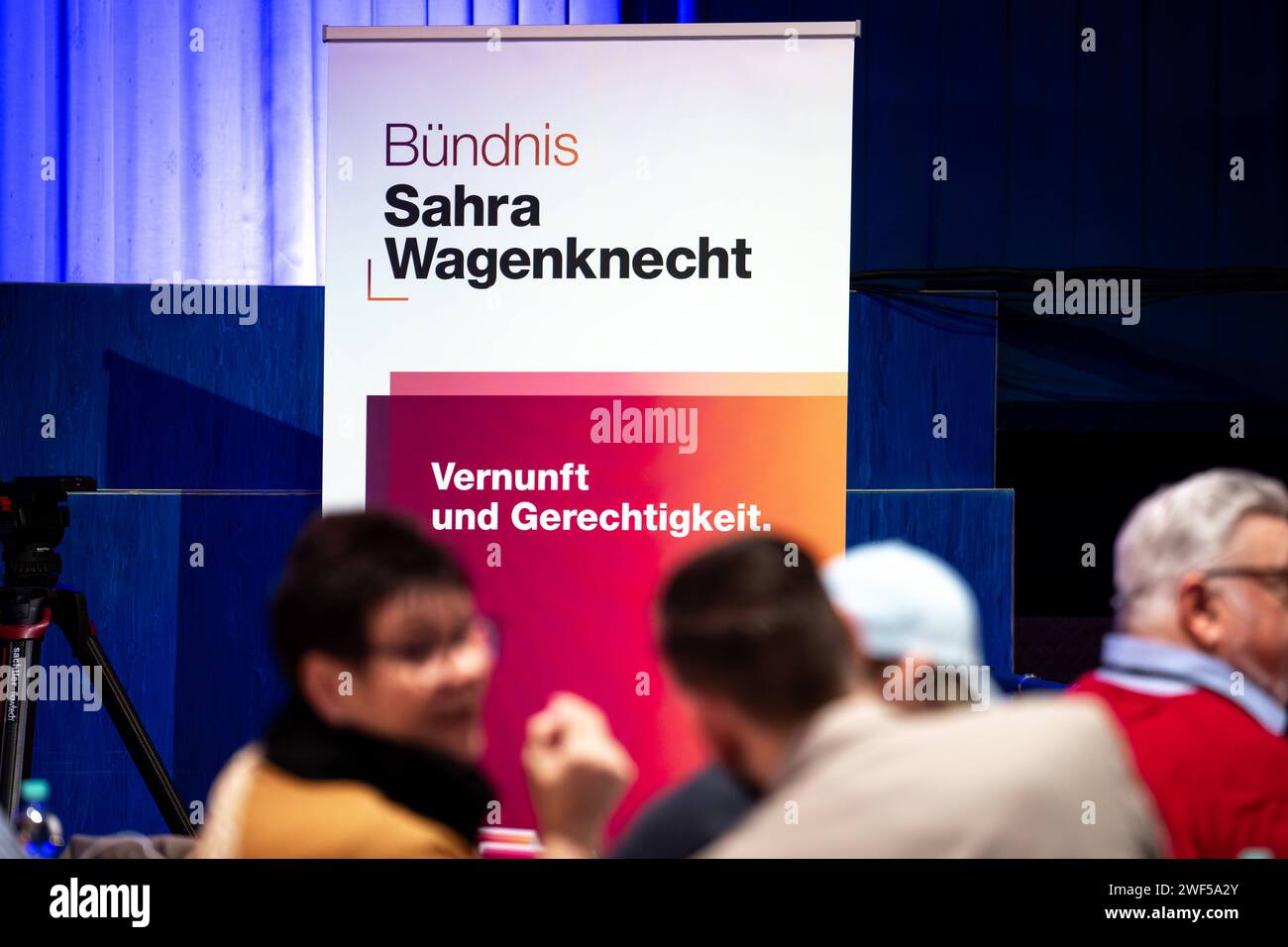 Symbolbild Logo Partei Buendnis Sahra Wagenknecht Logo der neuen Partei