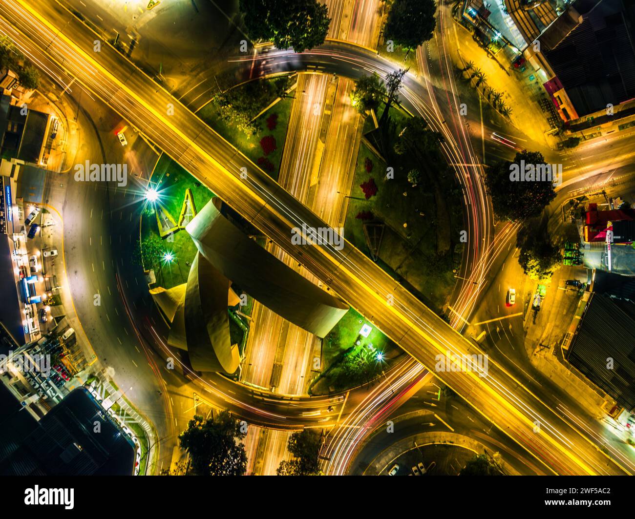 Officially the Arcos del Tercer Milenio Third Millennium Arches is a