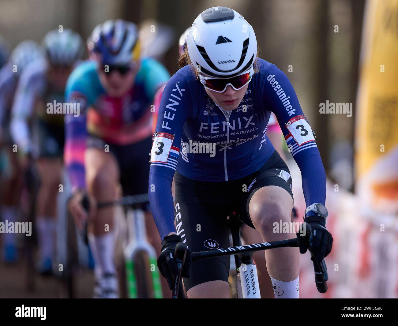 Hoogerheide, Ned. 28th Jan, 2024. HOOGERHEIDE, NED JANUARY 28 Puck