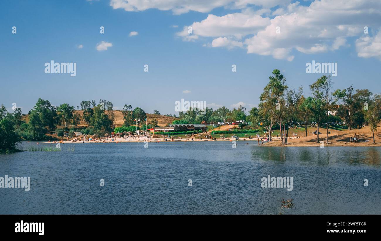 old stone fountain of portuguese historical design located in Sao Bras de  Alportel, Portugal Stock Photo - Alamy