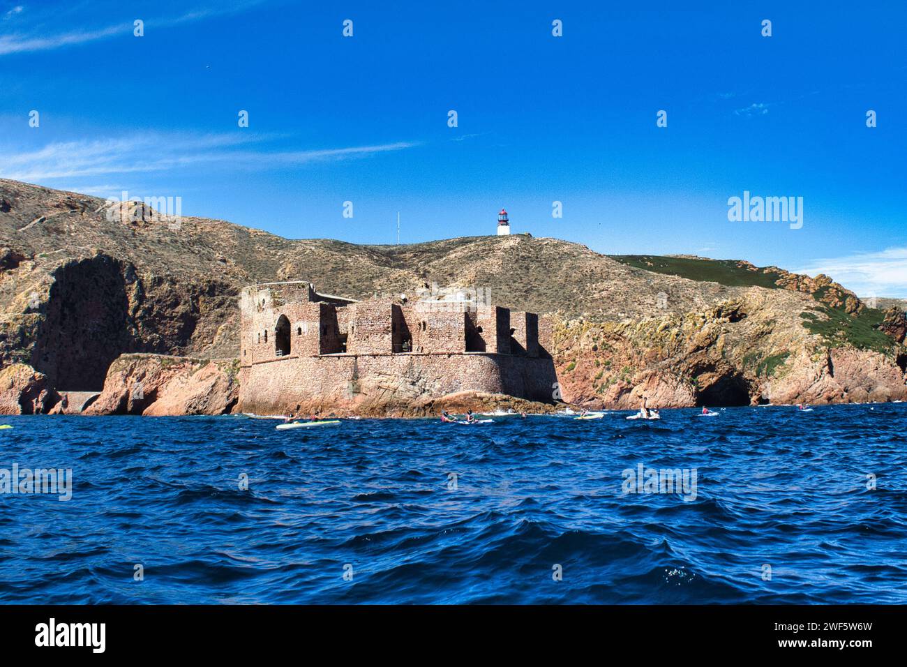 Fort of Saint John the Baptist on Berlenga Grande Island in Portugal ...