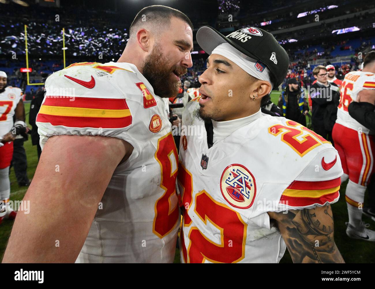 Baltimore, United States. 28th Jan, 2024. Kansas City Chiefs tight end