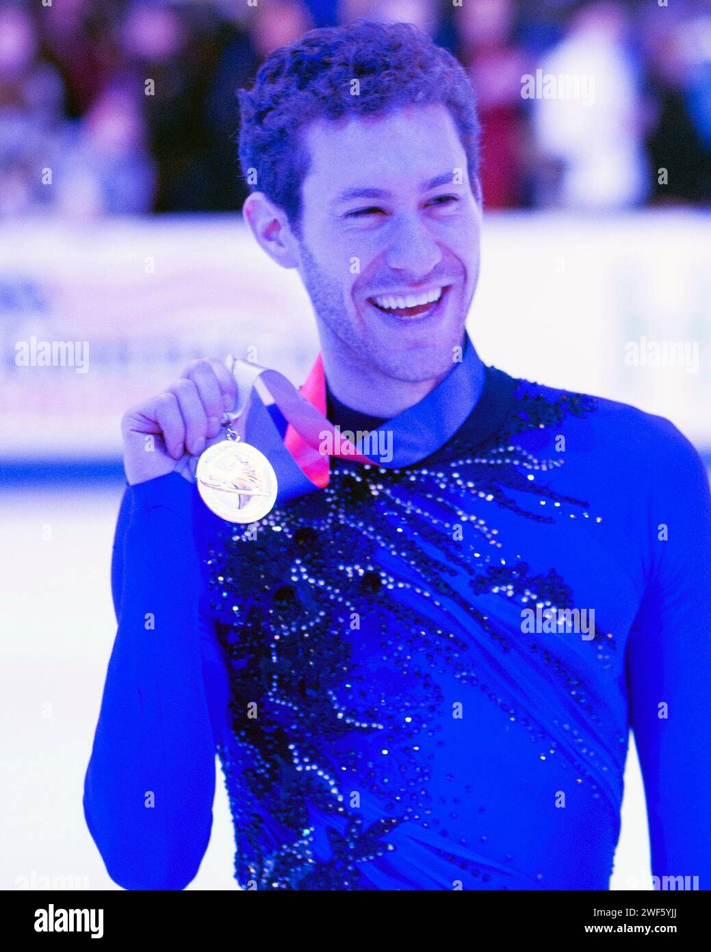 Columbus, Ohio, United States. 28th January, 2024. Jason Brown shows