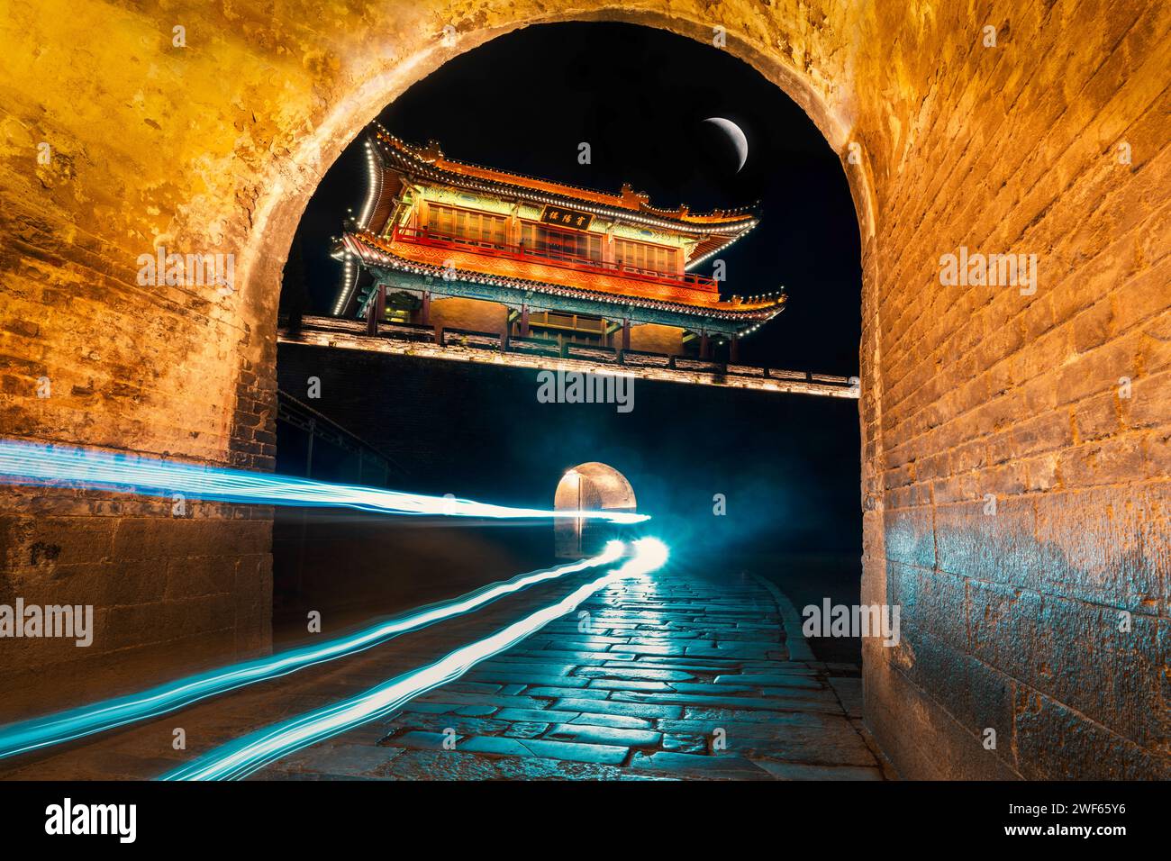 The Ancient City Wall of Jingzhou City, Hubei Province Stock Photo - Alamy