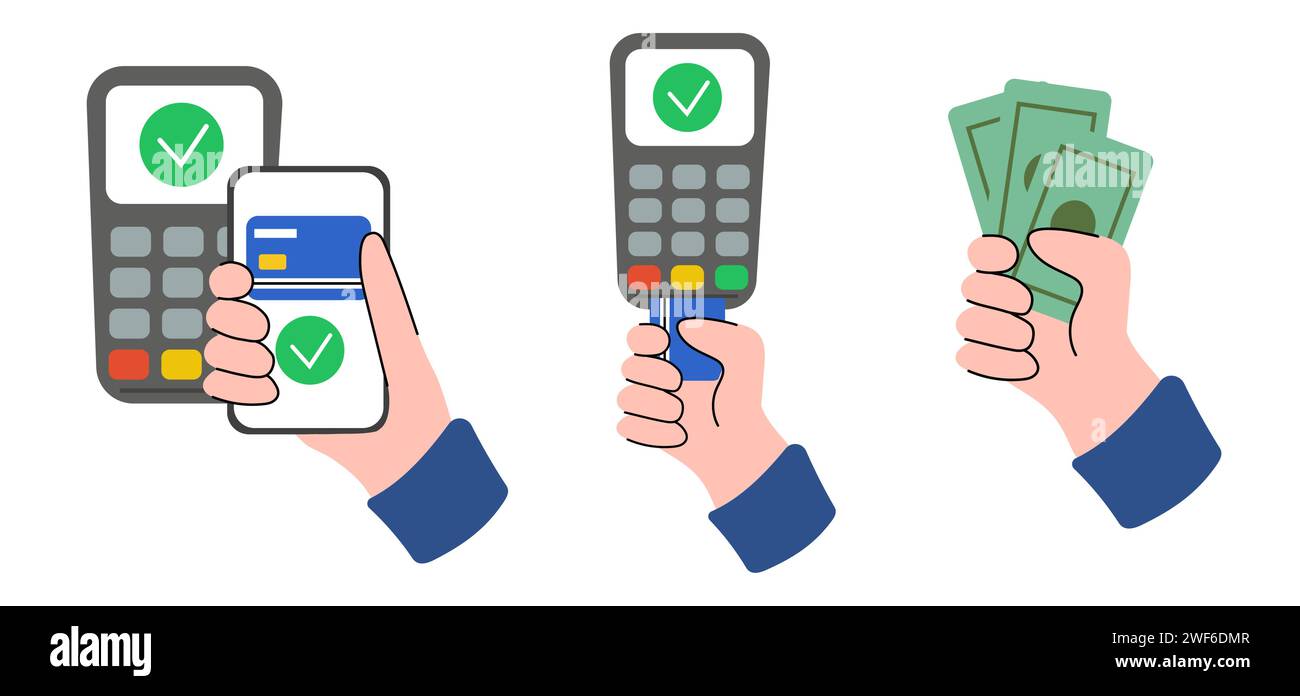 Payment methods graphic Stock Vector Images - Alamy