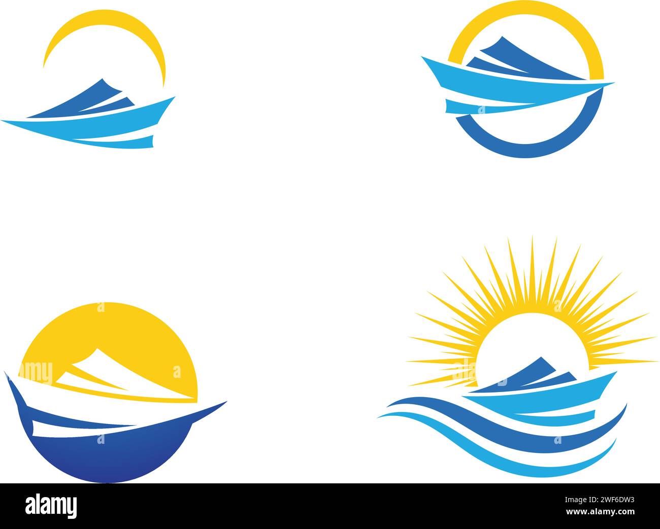 cruise ship Logo Template vector icon design Stock Vector Image & Art ...