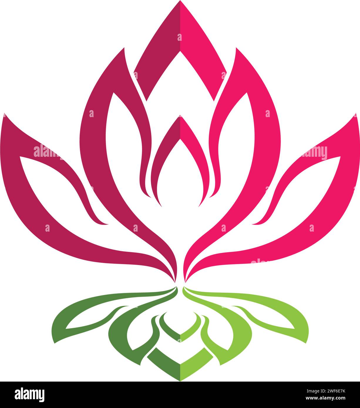 Beauty Vector lotus flowers design logo Template icon Stock Vector ...
