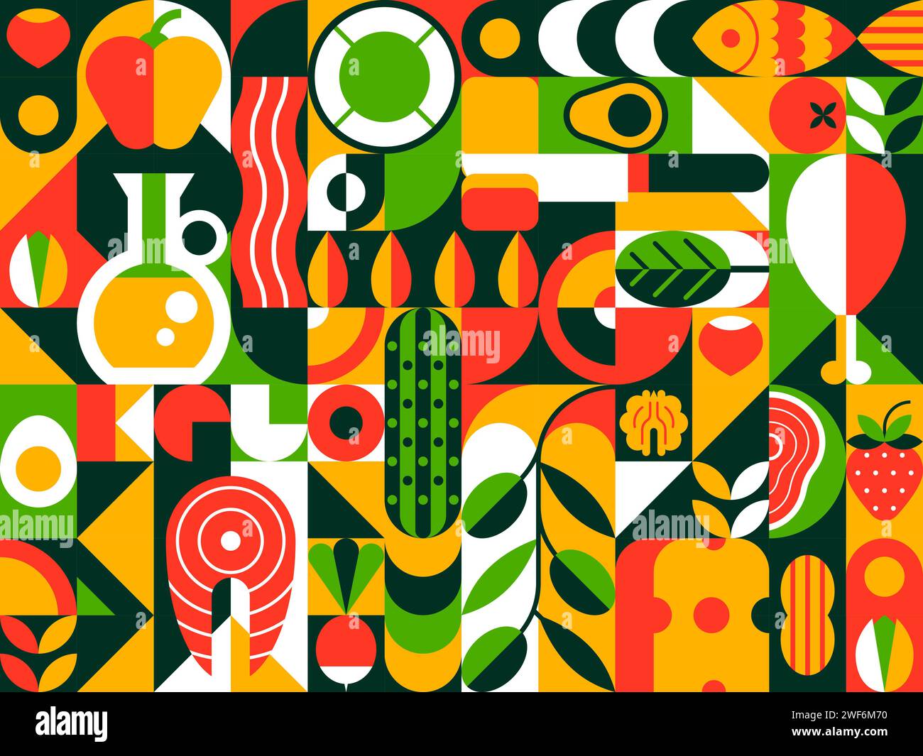 Fatty kitchen Stock Vector Images - Alamy