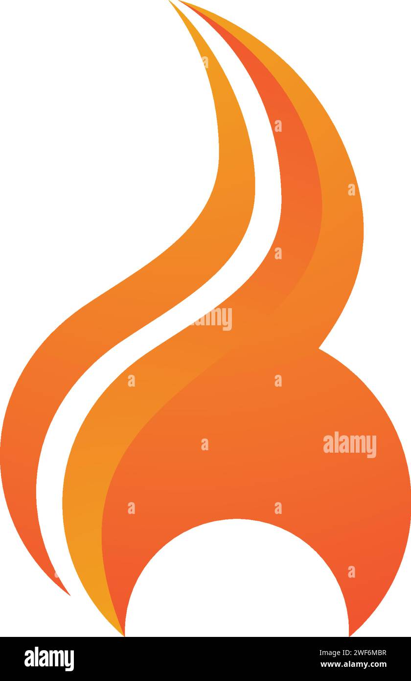 Fire flame Logo Template vector icon Oil, gas and energy logo concept ...