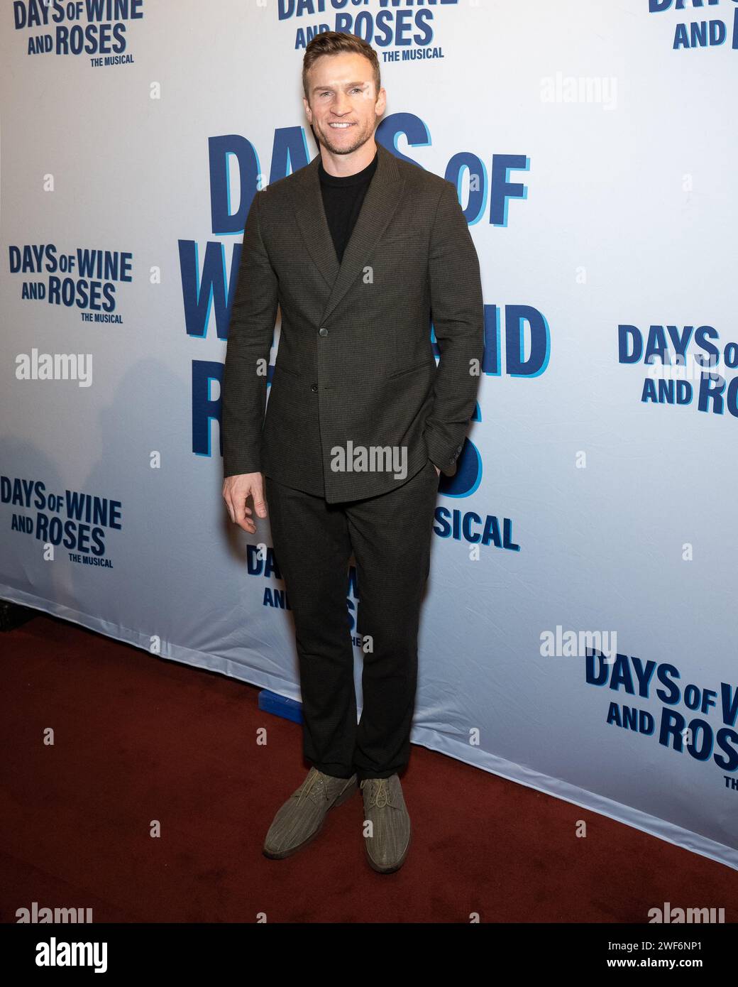 New York, USA. 28th Jan, 2024. Claybourne Elder attends the Broadway