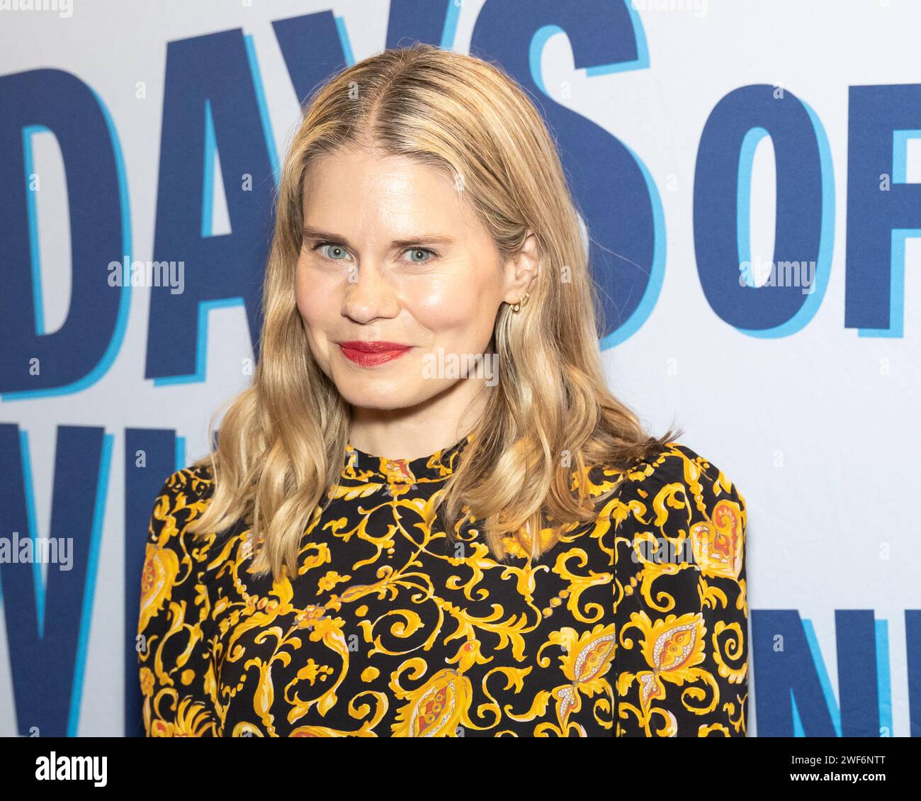 New York, USA. 28th Jan, 2024. Celia KeenanBolger attends the Broadway opening night of “Days