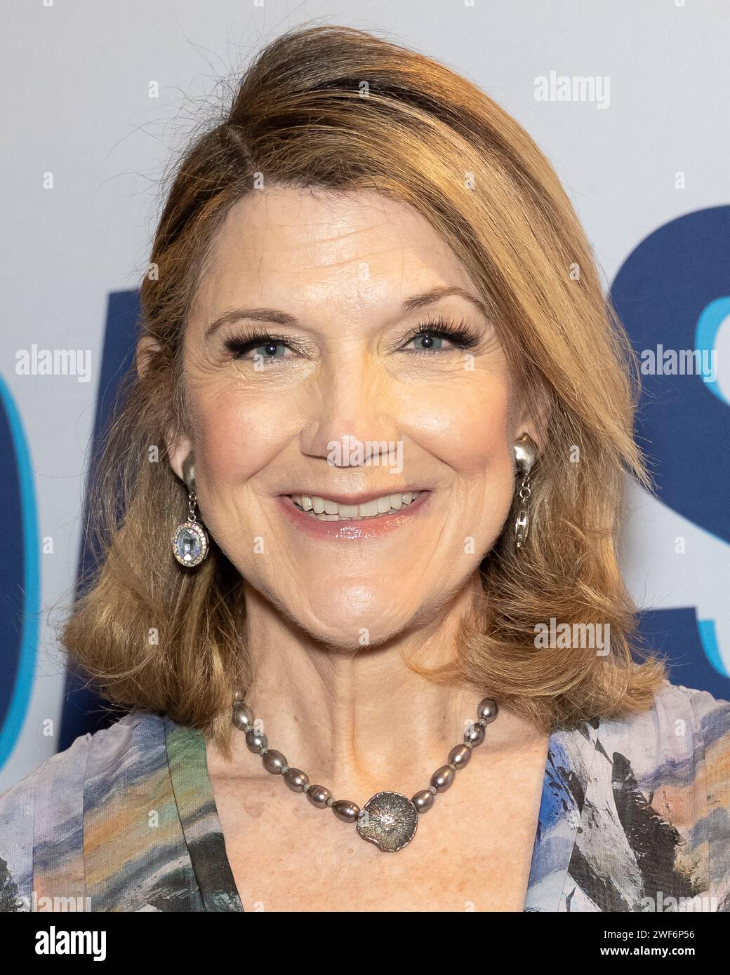 New York, USA. 28th Jan, 2024. Victoria Clark attends the Broadway