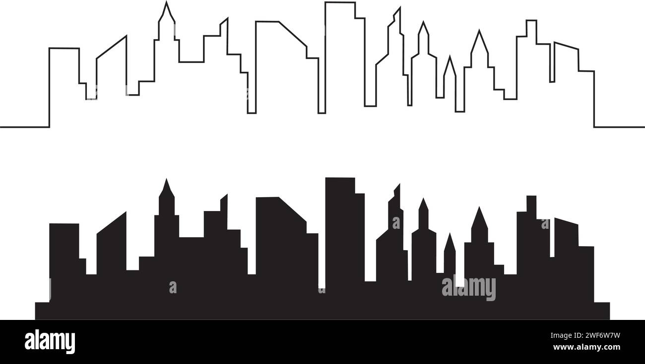 city skyline backgound vector illustration design Stock Vector