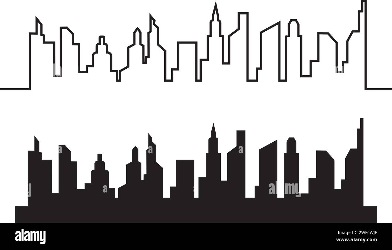 city skyline backgound vector illustration design Stock Vector