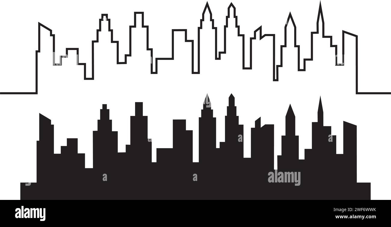 city skyline backgound vector illustration design Stock Vector
