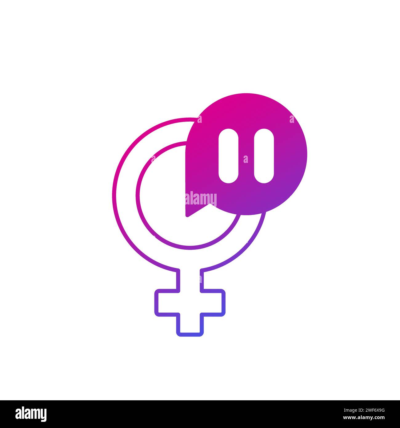 menopause icon on white, vector Stock Vector Image & Art - Alamy