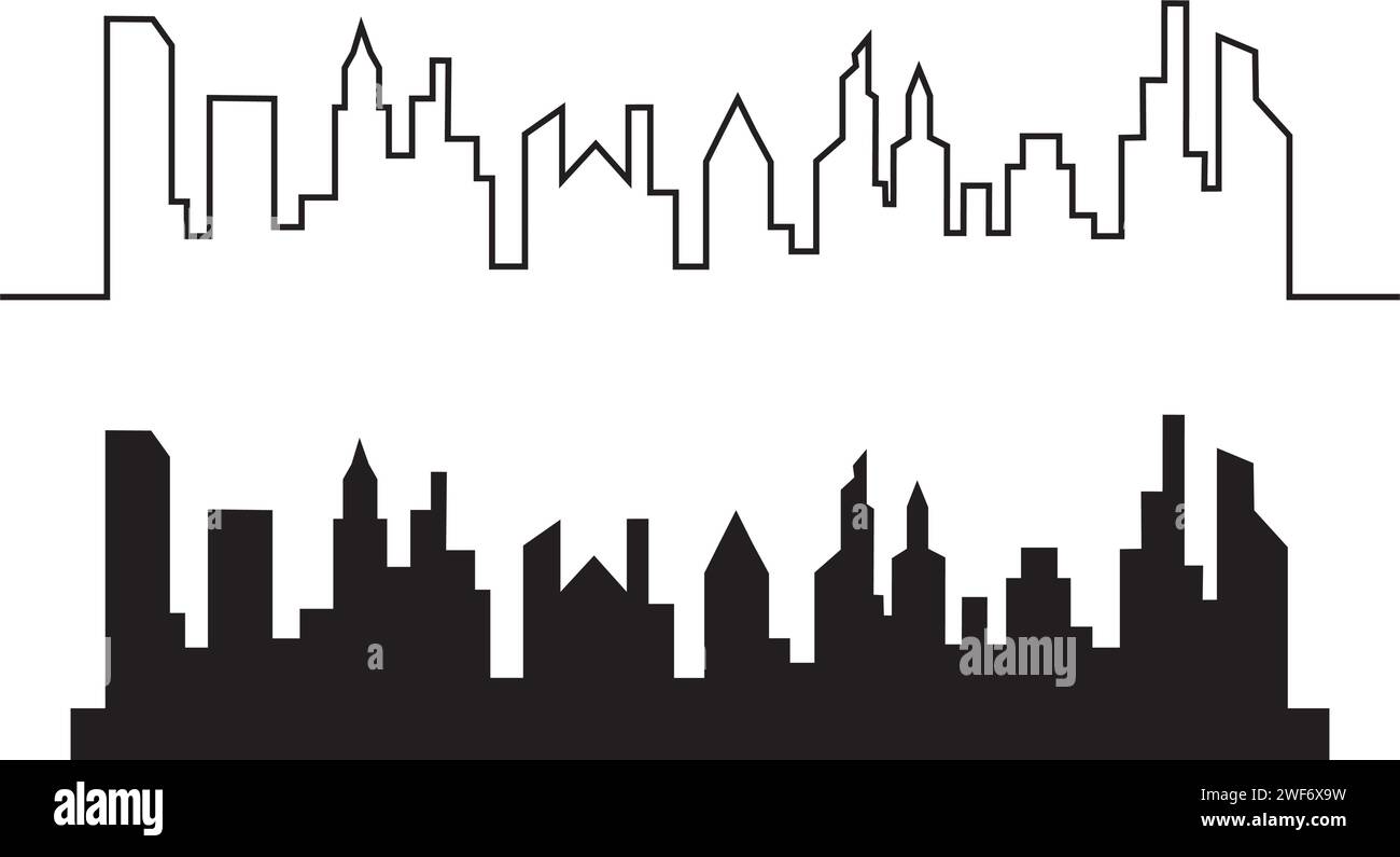city skyline background vector illustration design Stock Vector Image ...