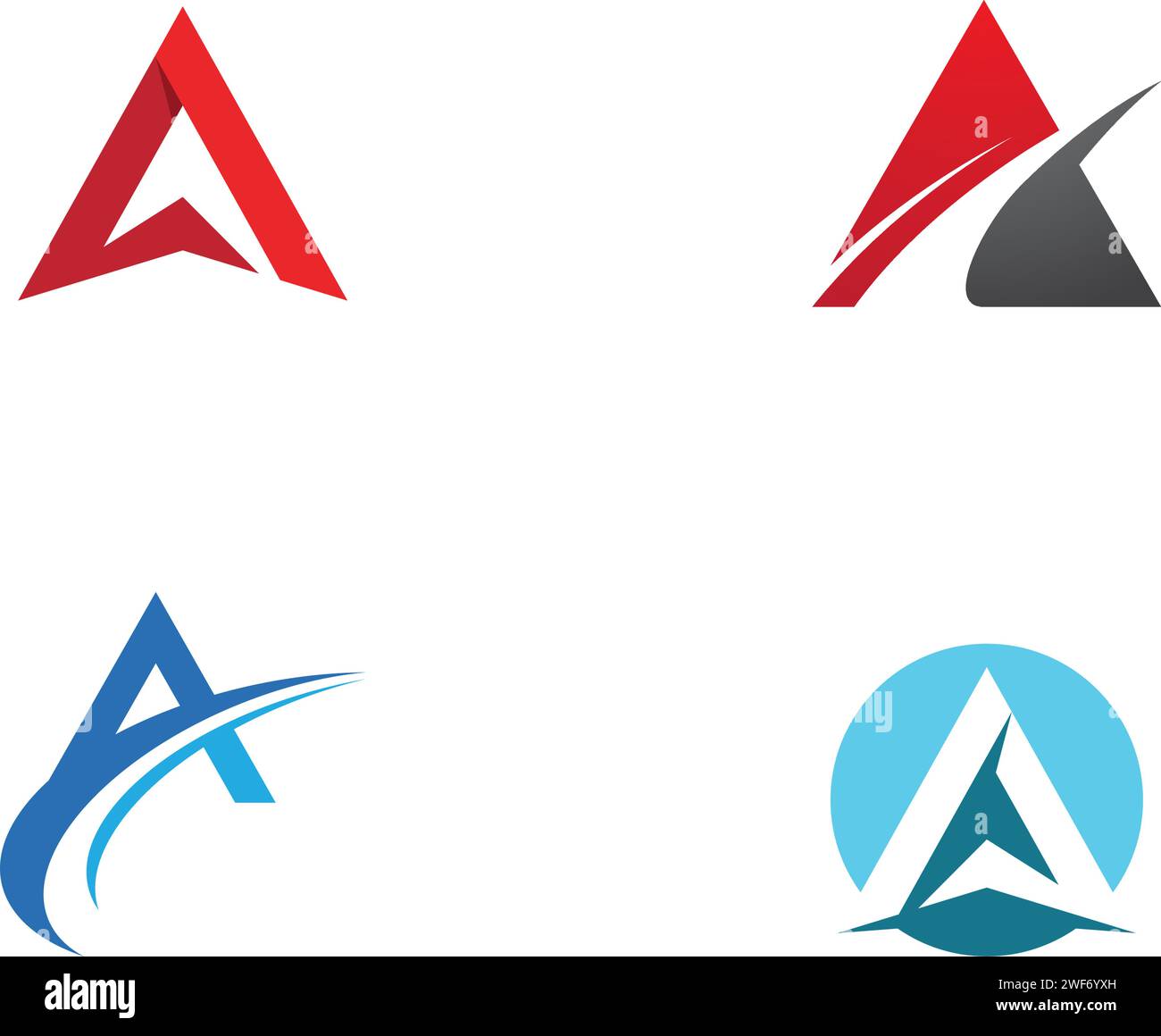 A Letter Logo Business Template Vector icon design Stock Vector Image ...