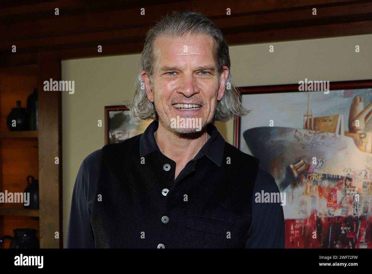 Götz Otto beim 8. Hamburger Hafen Talk im Blockbräu. Hamburg, 28.01.