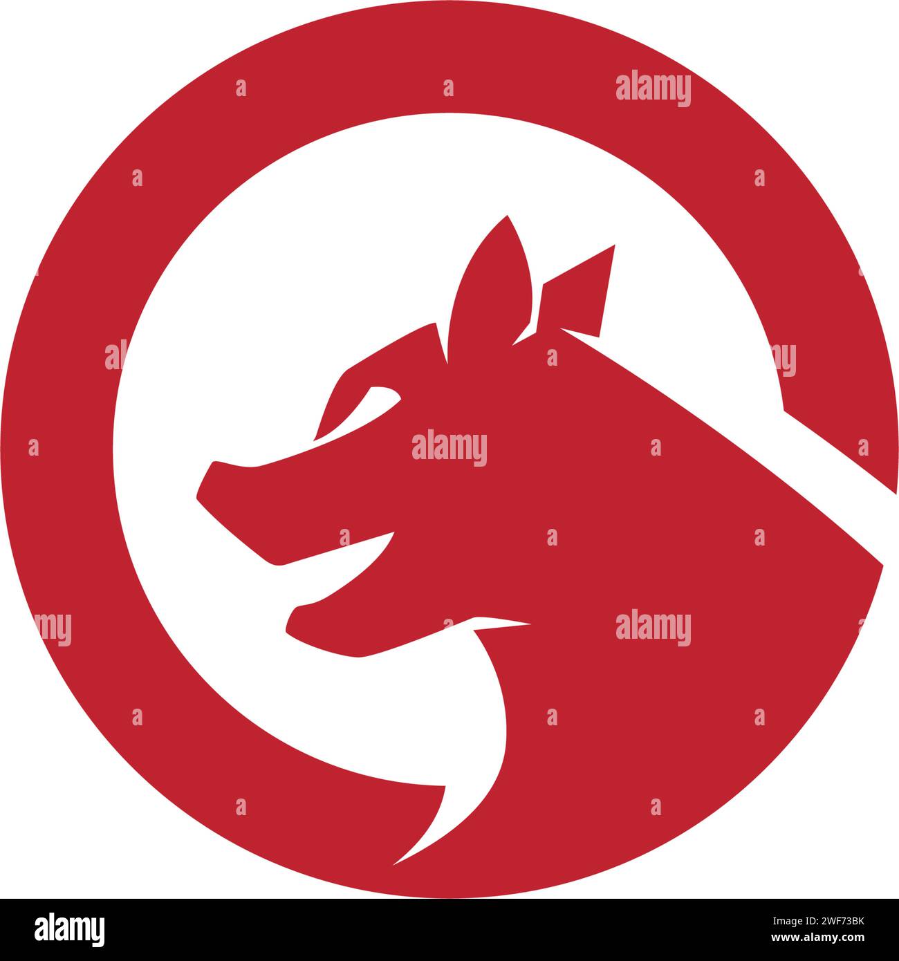 Dog icon Template vector illustration design Stock Vector