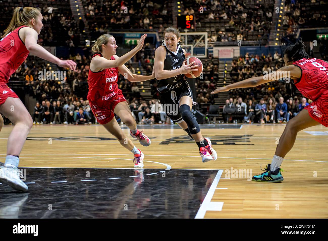Birmingham, UK. 28th Jan, 2024.Ivana Katanic Guard of London Lions