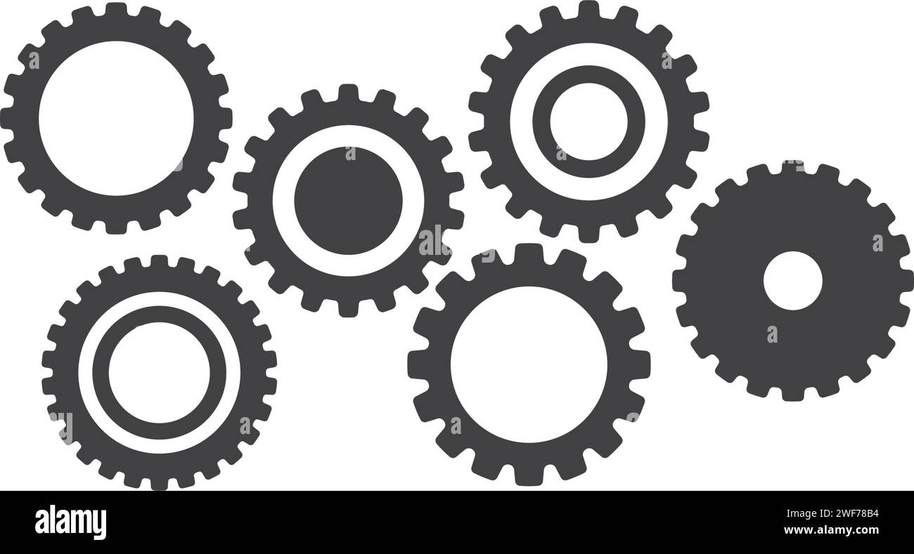 Gear Logo Template vector icon illustration design Stock Vector Image ...