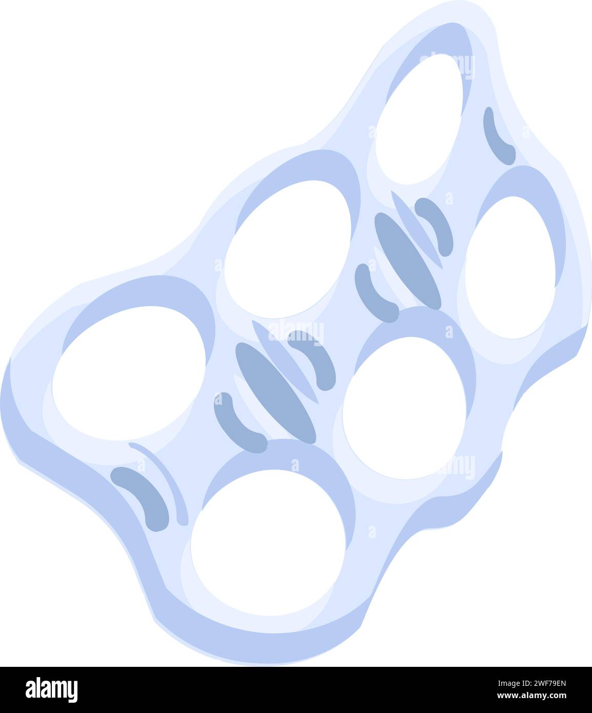 PVC nylon packaging of cans beer and drinks separation. Recycling of