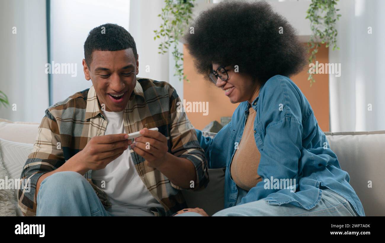 African American couple husband and wife happy girlfriend and boyfriend ...