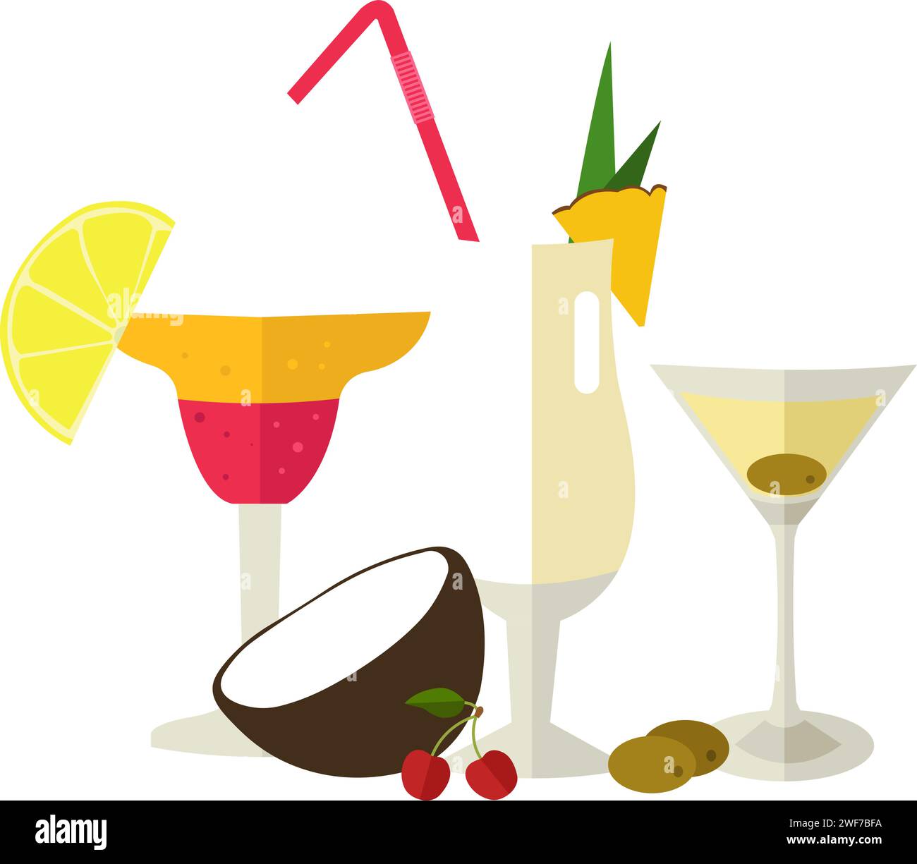 Maitai Stock Vector Images - Alamy