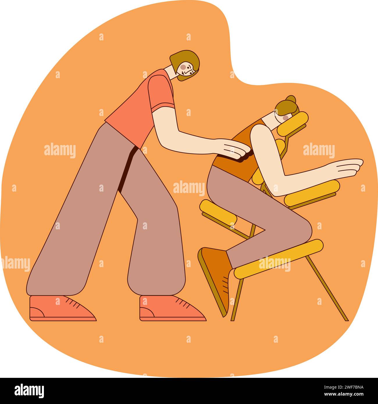 Manual massage and fullbody treatment with professional massage