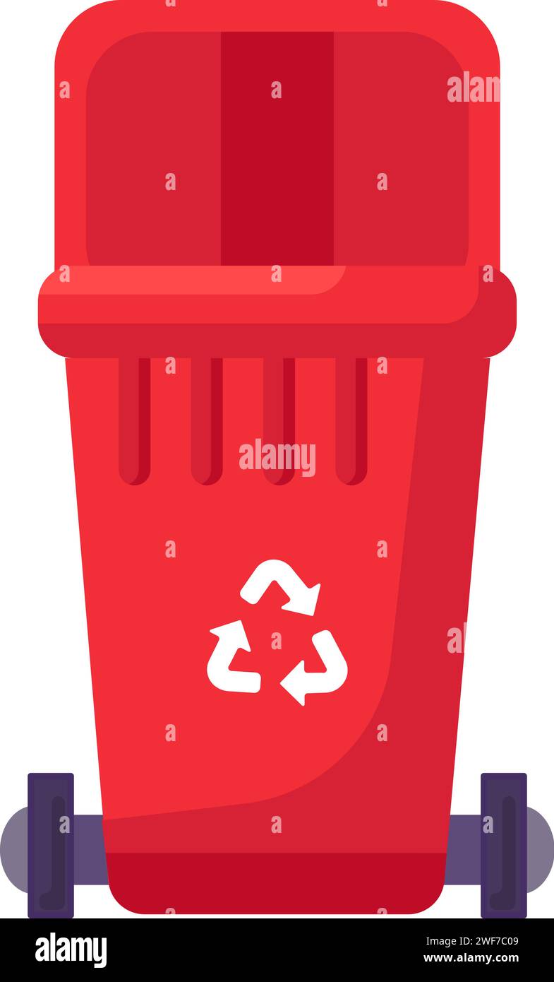 Opened transportable container with lid for storing, recycling and sorting used household