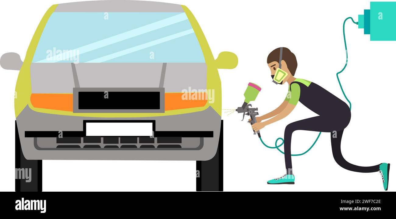 Car paint coating Stock Vector Images - Alamy