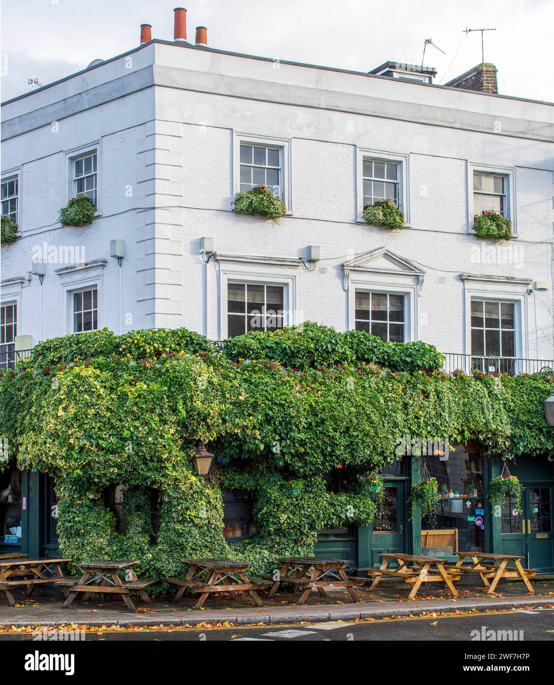 Exterior of The Hemingford Arms pub, on Hemingford Road in London, UK