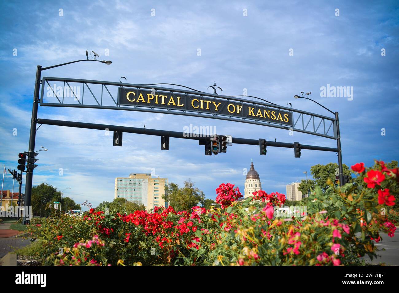 Capital City of the State of Kansas Stock Photo
