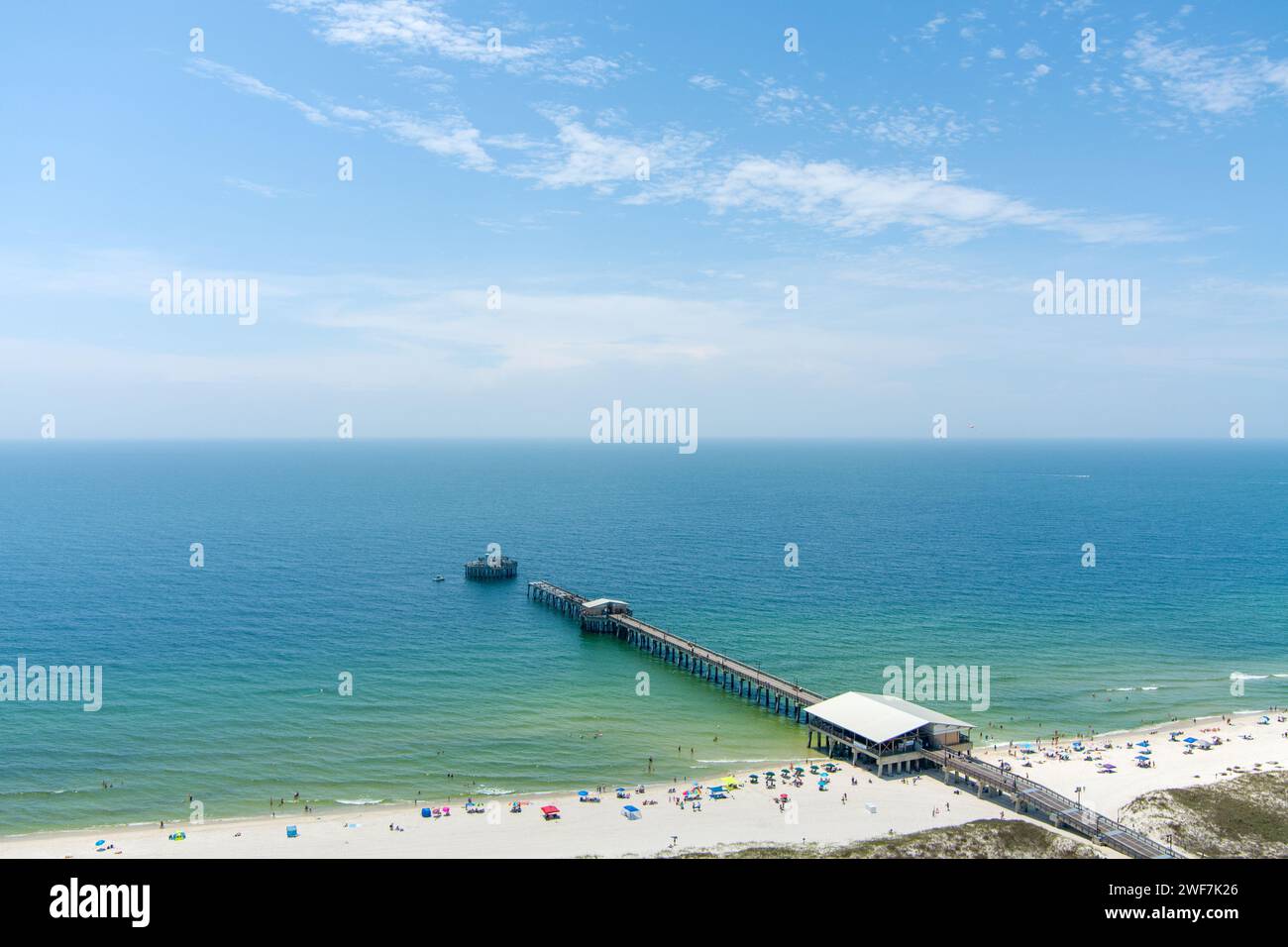 Gulf state park alabama pier hi-res stock photography and images