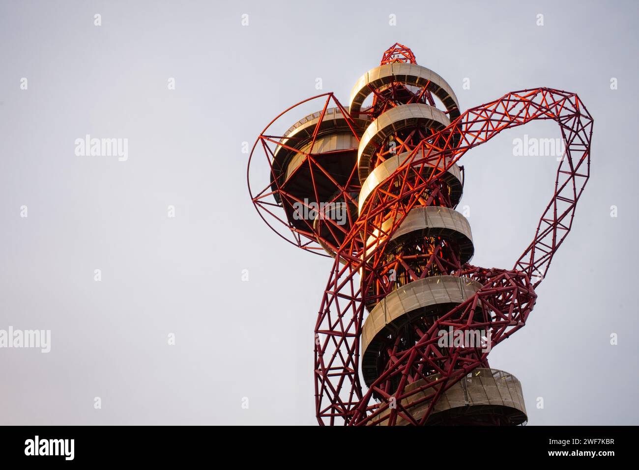 ArcelorMittal Orbit the largest UK sculpture at Stratford, London Stock Photo