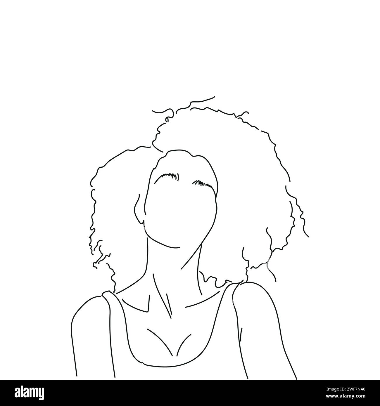 business-women-line-art-vector-in-white-background-stock-vector-image