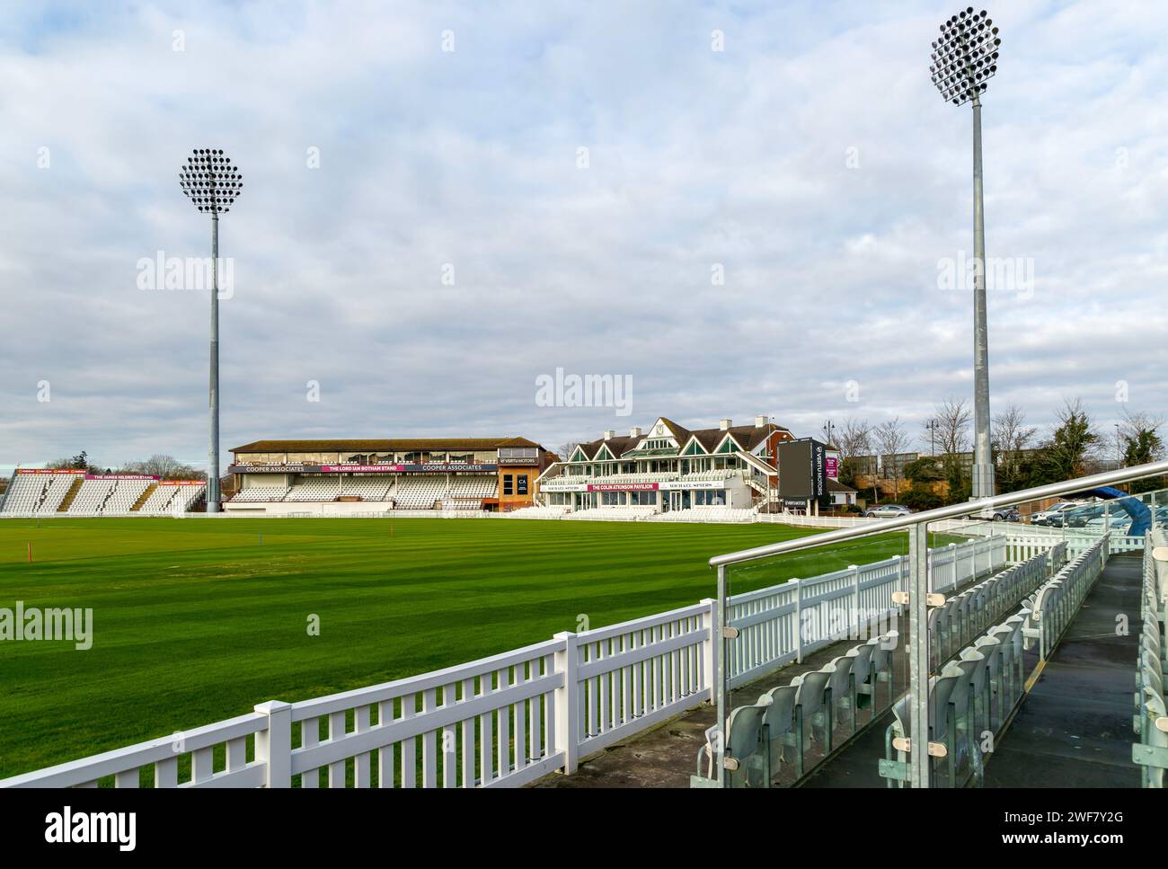 County Ground, Somerset County Cricket club, Taunton, Somerset, England, UK Stock Photo