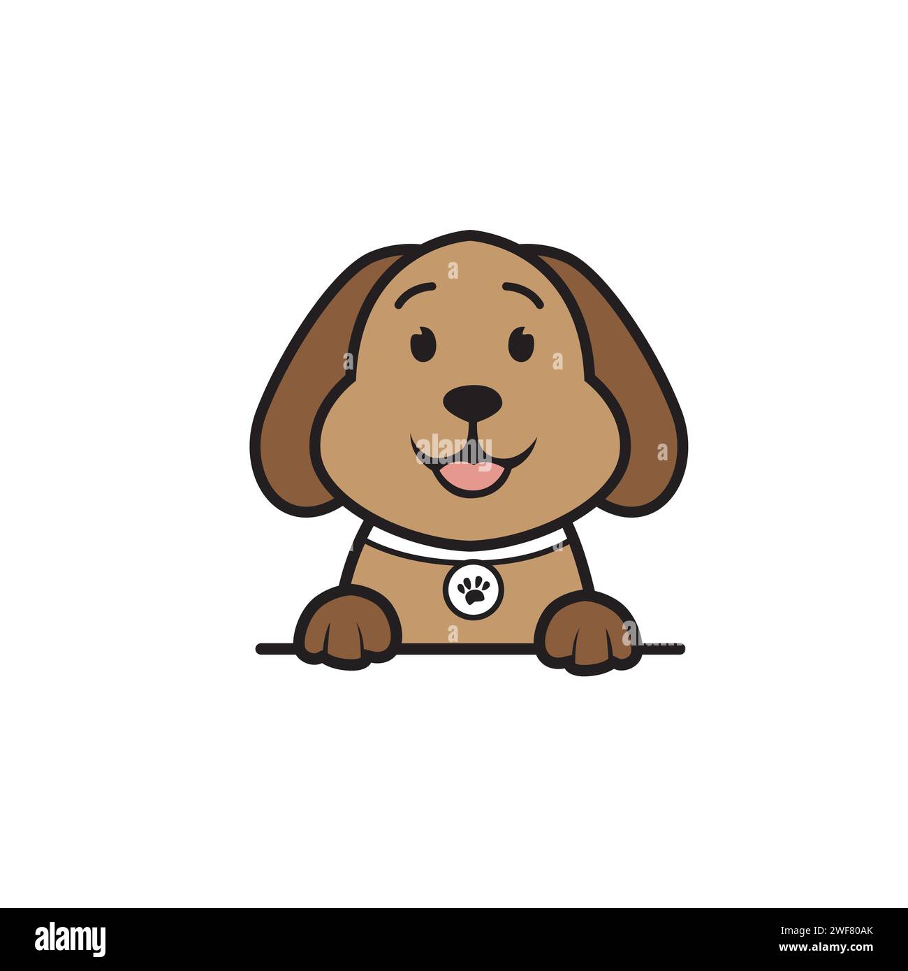 cute dog seamless design vector Stock Vector Image & Art - Alamy