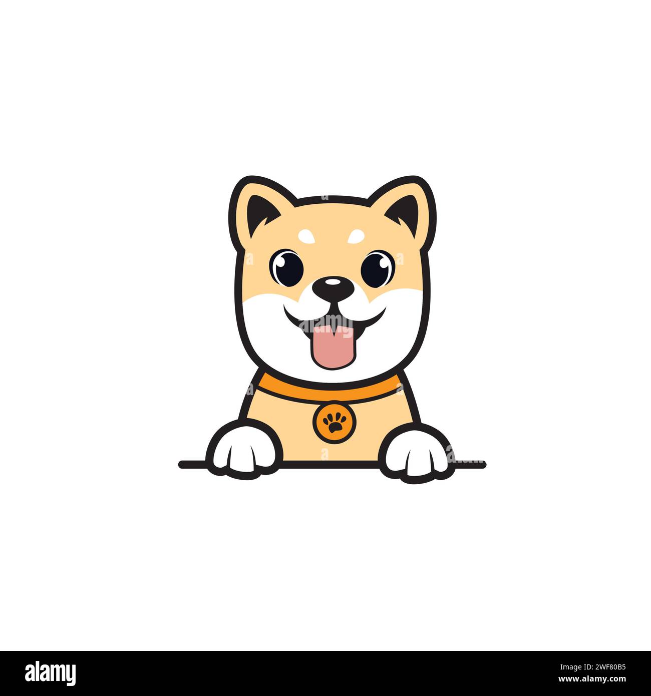 cute dog seamless design vector Stock Vector Image & Art - Alamy