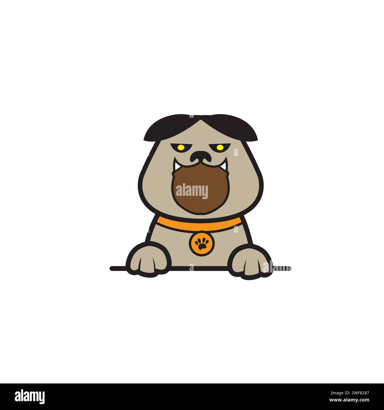 cute dog seamless design vector Stock Vector Image & Art - Alamy