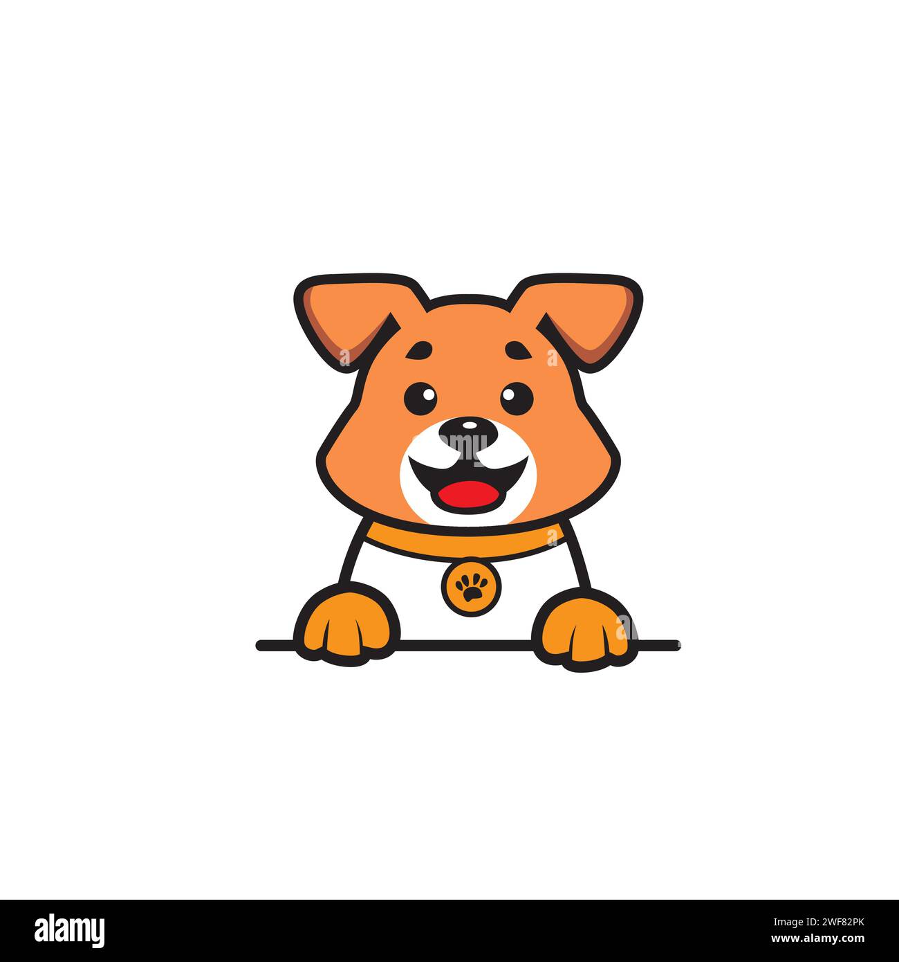 cute dog seamless design vector Stock Vector Image & Art - Alamy