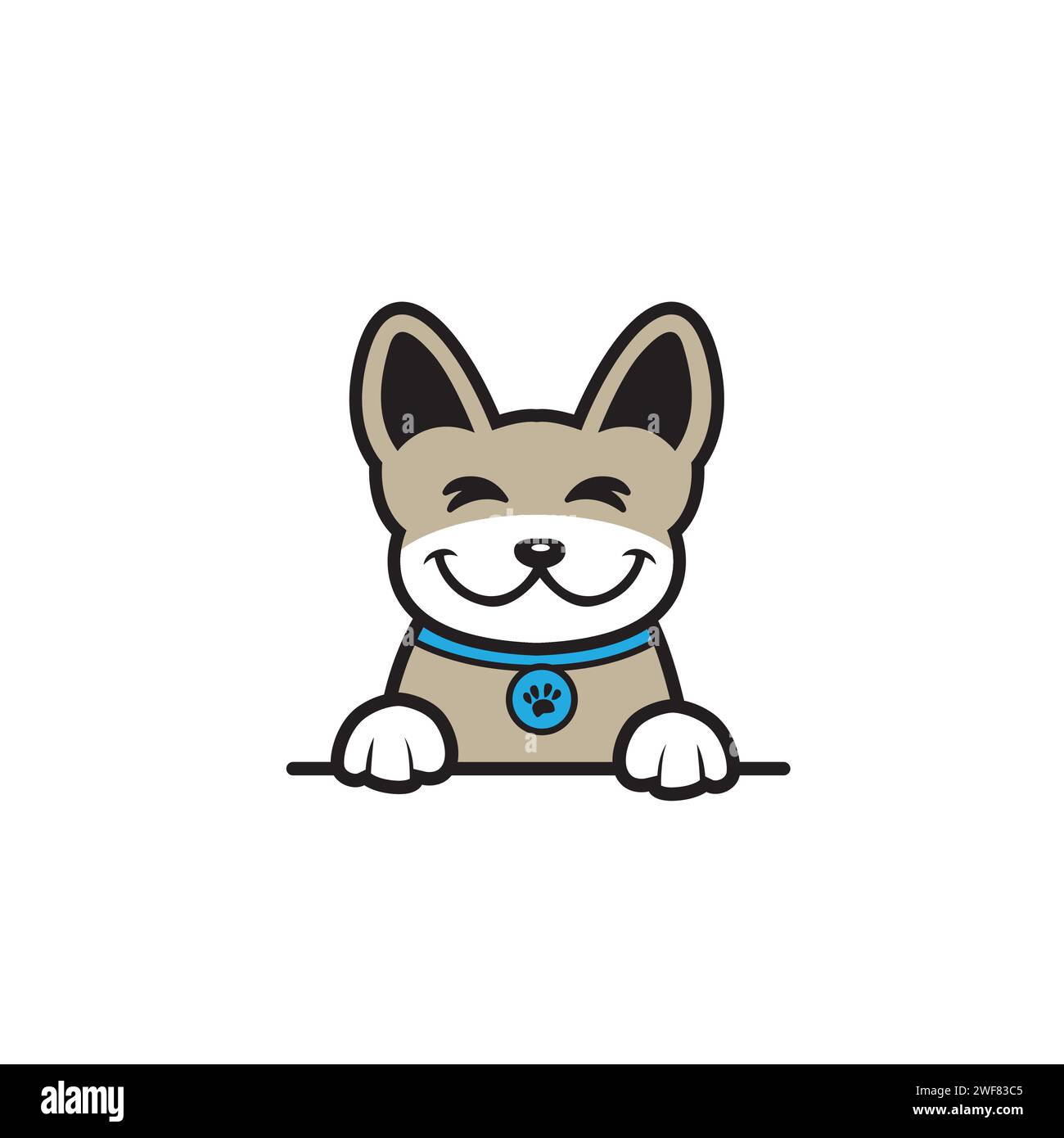 cute dog seamless design vector Stock Vector