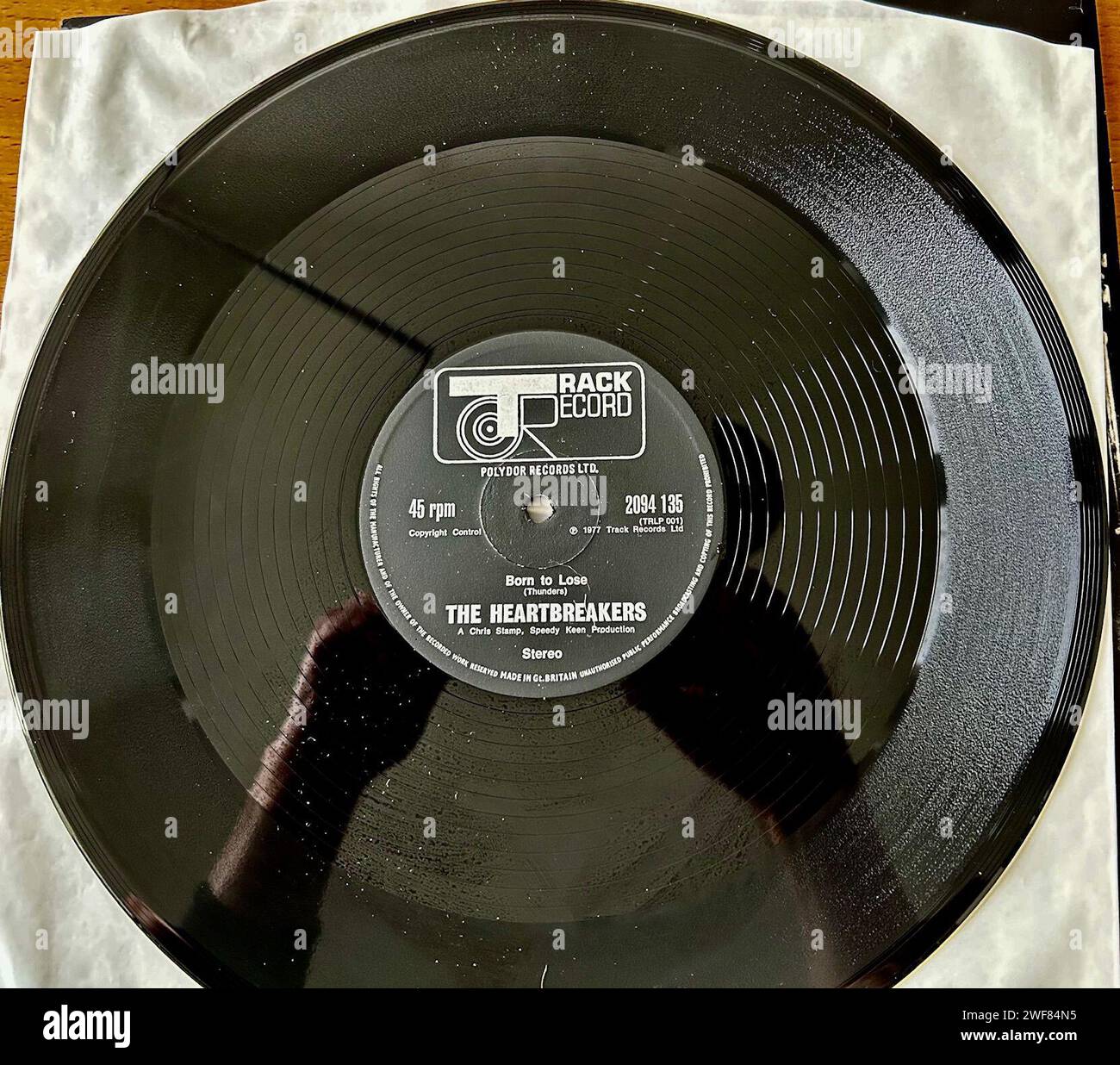 Vinyl Vintage Record, The Heartbreakers – Chinese Rocks/Born To Lose ...