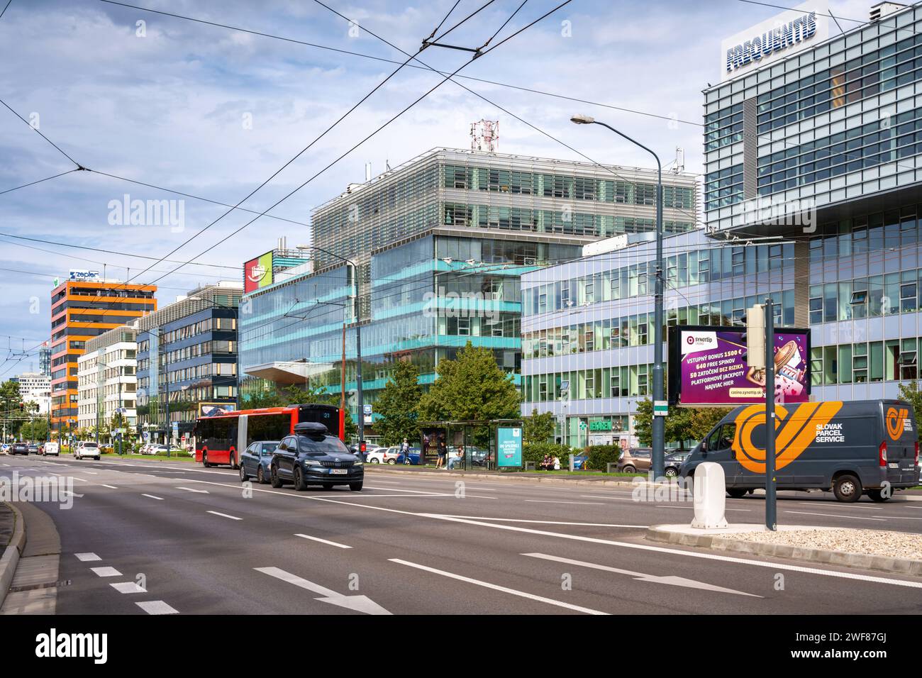 Karadžičova Street, Bratislava, Slovakia Stock Photo