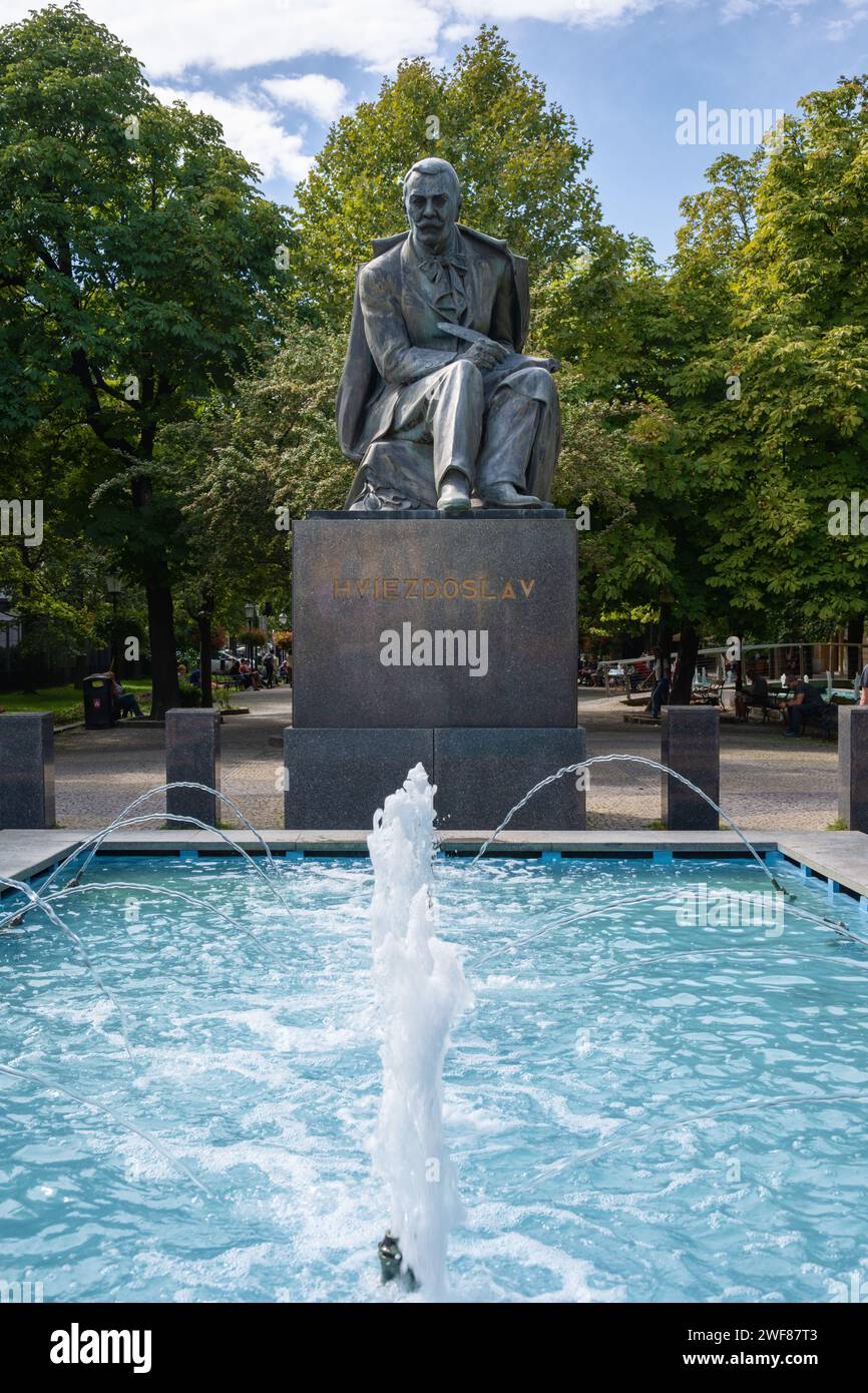 Hviezdoslav memorial, Bratislava, Slovakia Stock Photo