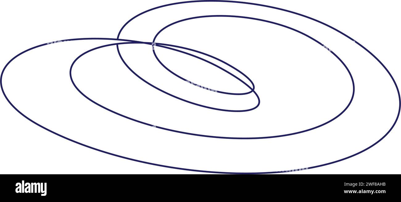 loop line infinity vector illustration design element Stock Vector ...