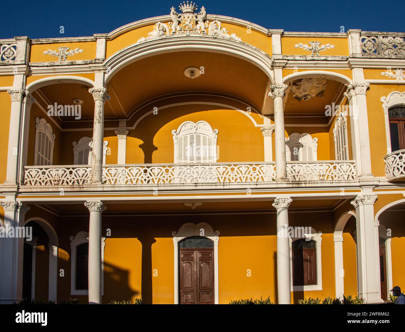 Spanish colonial architecture in Granada, Nicaragua Stock Photo